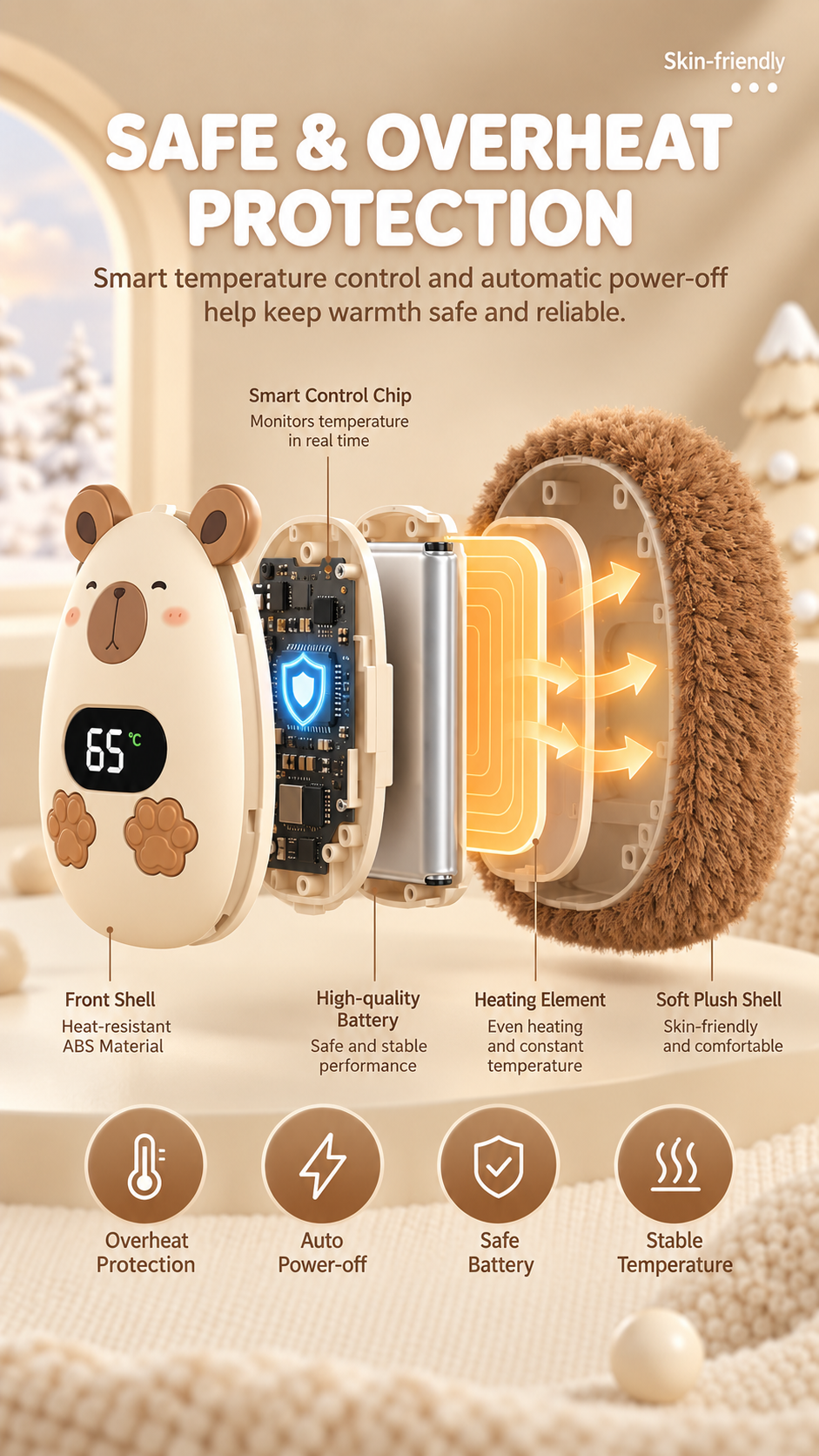 Safe and overheat protection internals
